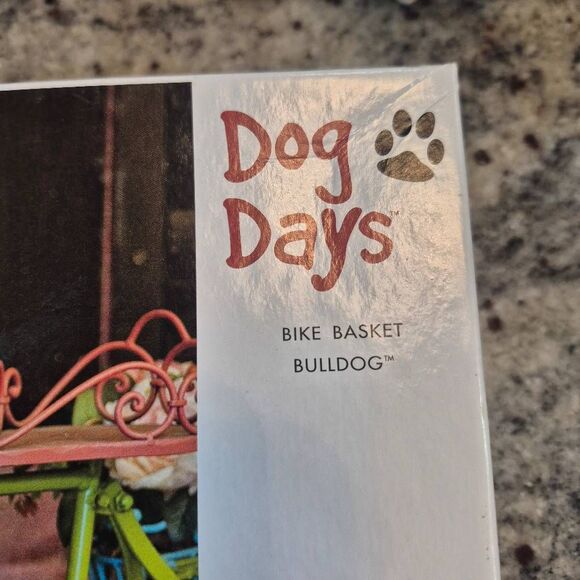 Buffalo Games Bike Basket Bulldog 750 pc Jigsaw Puzzle USED - Picture 5 of 11